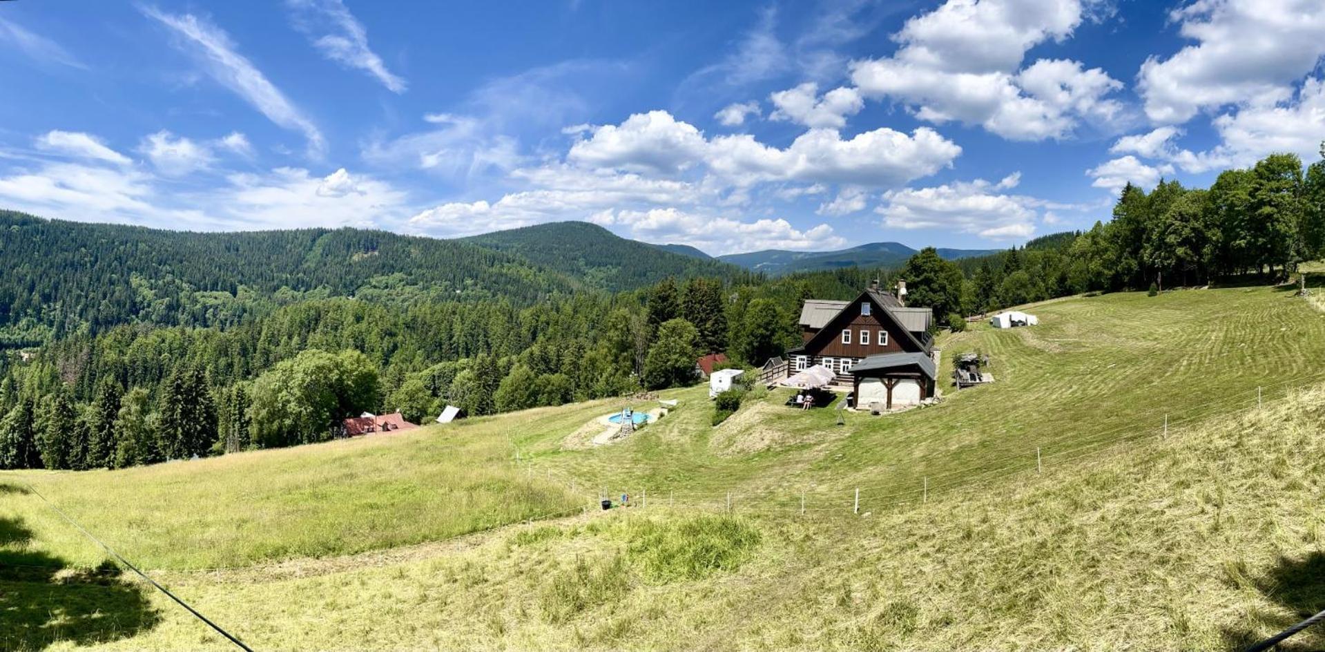 Chata Hubertka Krkonose Vítkovice エクステリア 写真